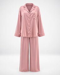 Elara Satin Oversized Pajama Set 6831