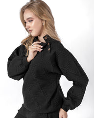 Obsidian Weave Pajama Set 6712A