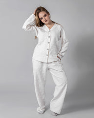Winter Cotton Jacquard Pajama Set 6704