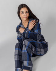 Classic Navy Pajama Set 6718