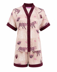 Safari Chic Viscose Short Set 6838
