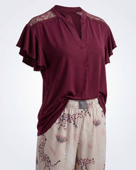 Berry Safari Pajama Set 6803 - Youlya - pajama set