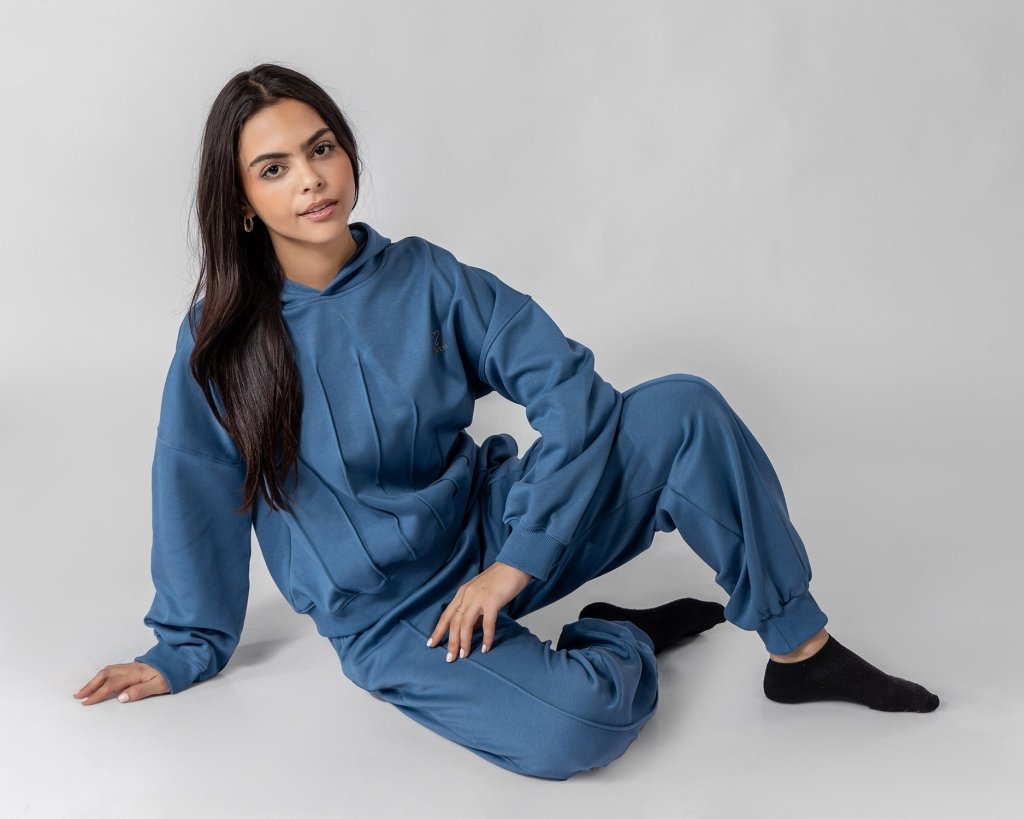 Blue Serene Pajama Set 6711B - Youlya -