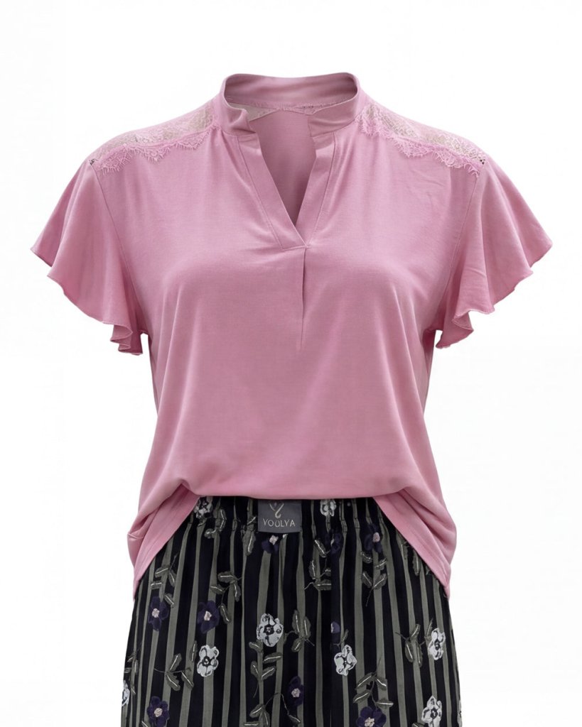 Blush Breeze Pajama Set 6804 - Youlya - pajama set