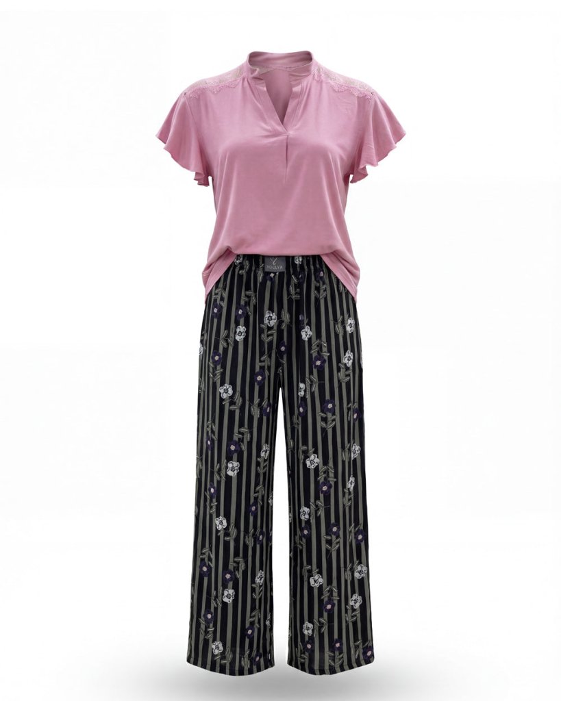Blush Breeze Pajama Set 6804 - Youlya - pajama set