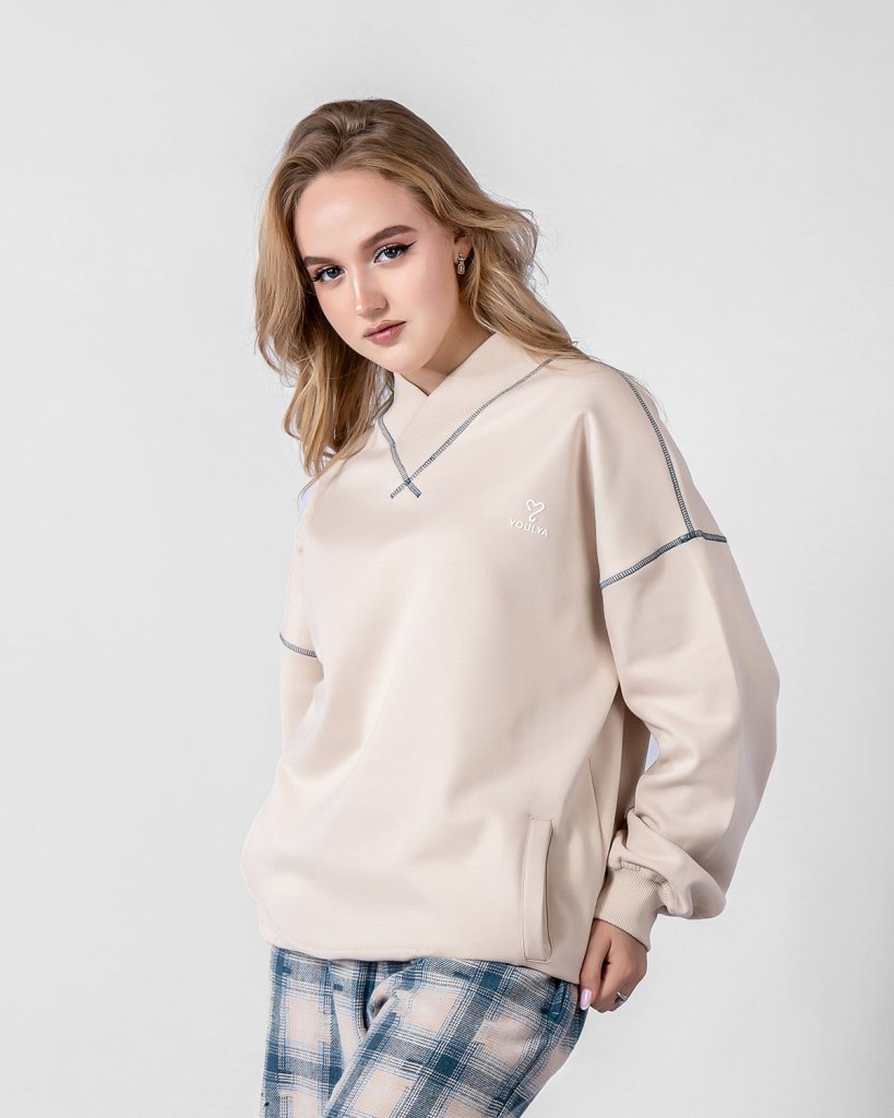 Blush Cross pajama set 6702 - Youlya - pajama set