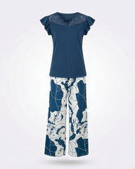 Calm Breeze Pajama Set 6812 - Youlya - pajama set