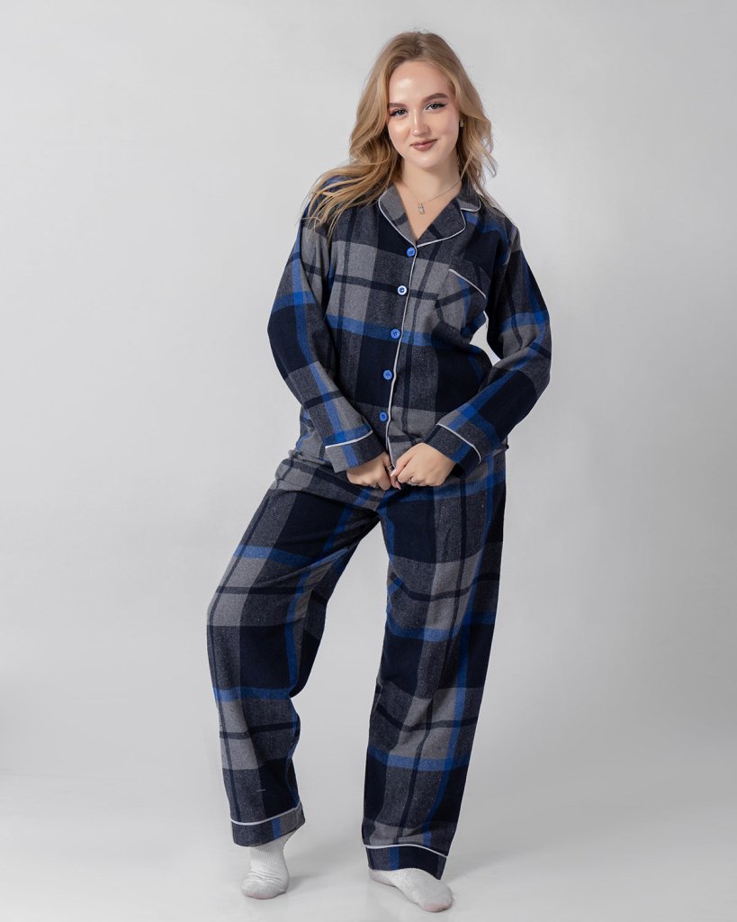 Classic Navy Comfort Set 6718 - Youlya - pajama set