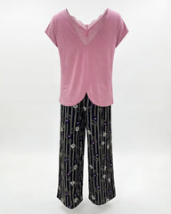 Midnight Elegance Pajama Set 6818 - Youlya - pajama set