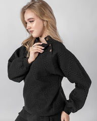 Obsidian Weave Pajama Set 6712A - Youlya - pajama set