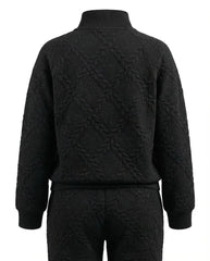 Obsidian Weave Pajama Set 6712A - Youlya - winter pajama set