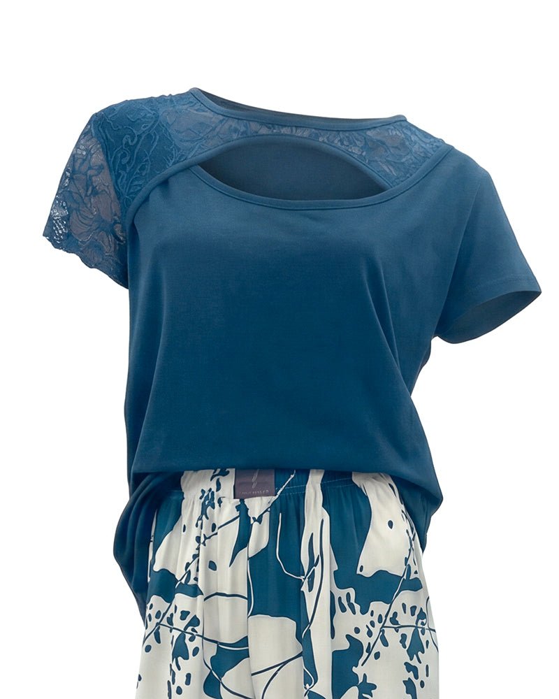 Pure Ease Viscose Pajama Set 6814 - Youlya - pajama set