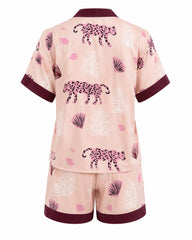 Safari Chic Viscose Short Set 6838 - Youlya - pajama set
