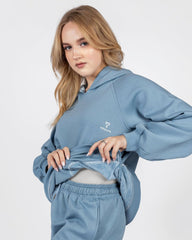 Slant Hoodie Pajama Set 6705 - Youlya - pajama set