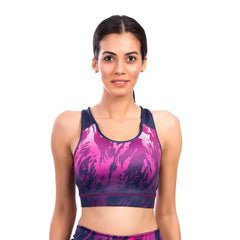 Fira-printed Sports Bra and Leggings set - Youlya