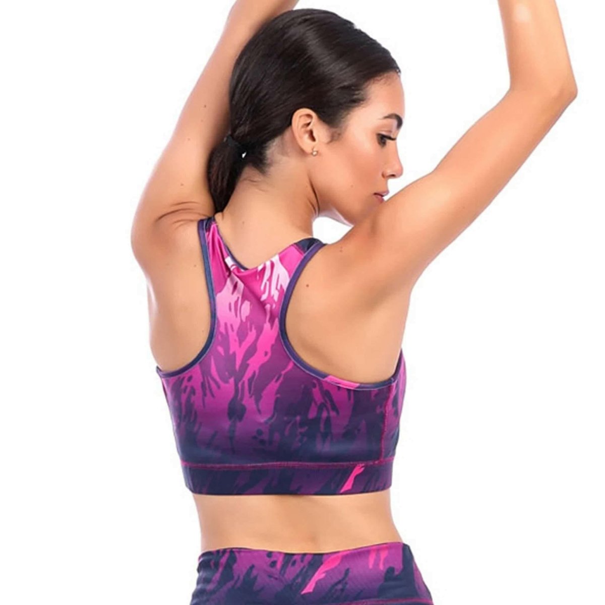 Fira-printed Sports Bra and Leggings set - Youlya