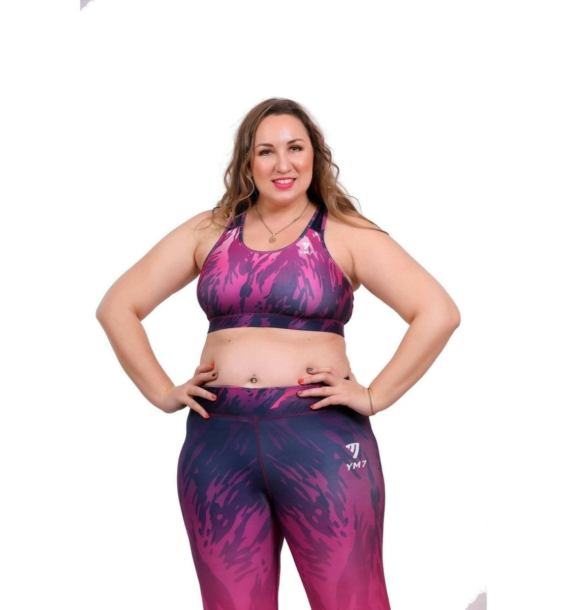 Fira-printed Sports Bra and Leggings set - Youlya