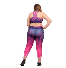 Fira-printed Sports Bra and Leggings set - Youlya