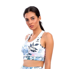 Flora-printed Sports Bra and Leggings set - Youlya