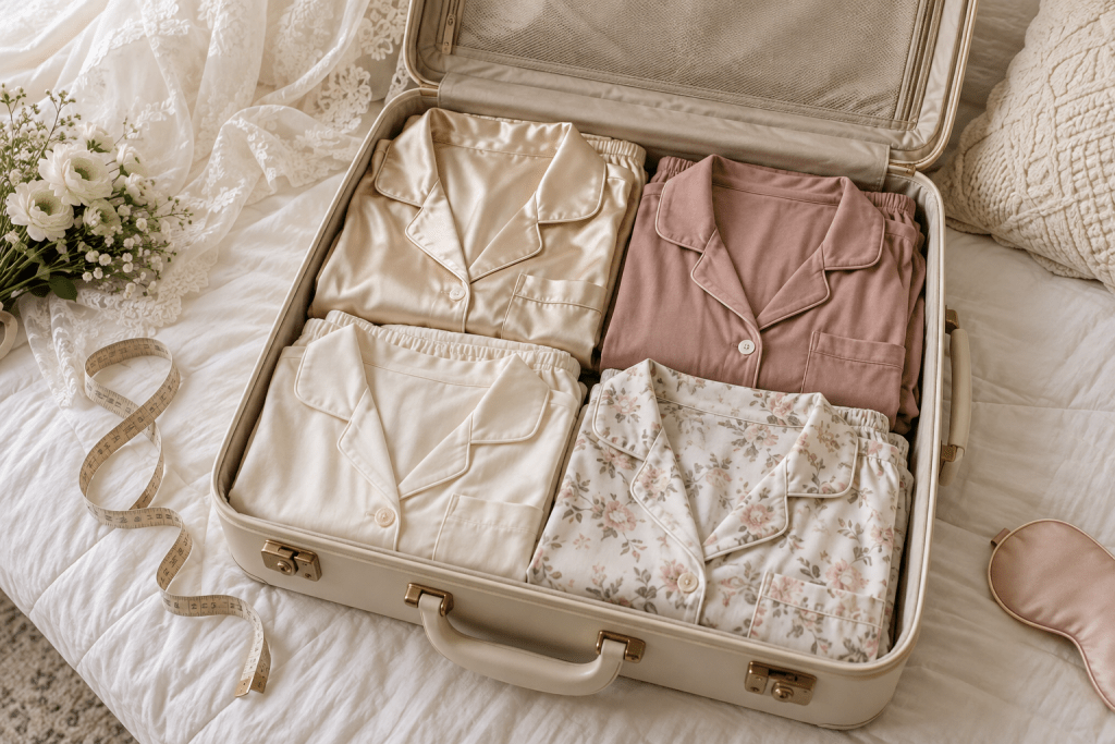Bridal Pajama Checklist: How Many Sets, Fabrics and Sizes? - Youlya