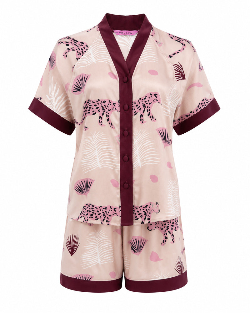 Safari Chic Viscose Short Set 6838
