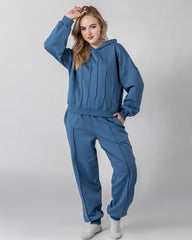 Blue Serene Pajama Set 6711B - Youlya - 