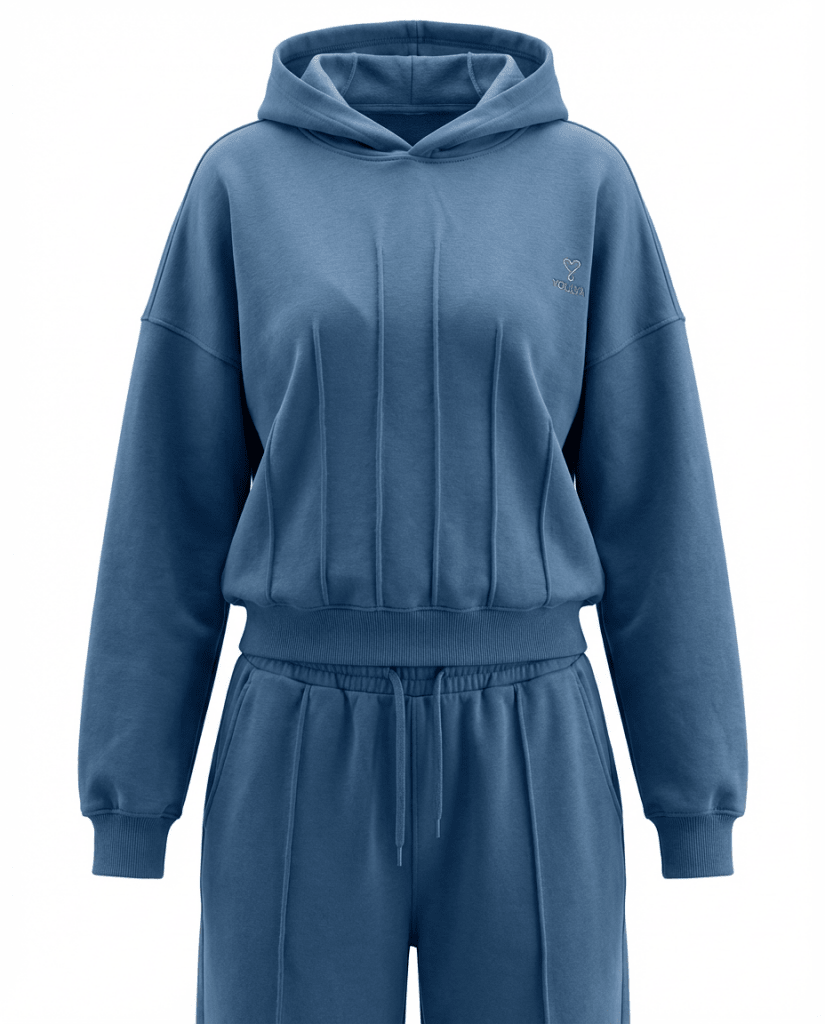 Blue Serene Pajama Set 6711B - Youlya - winter pajama set