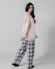 Blush Cross pajama set 6702 - Youlya - pajama set