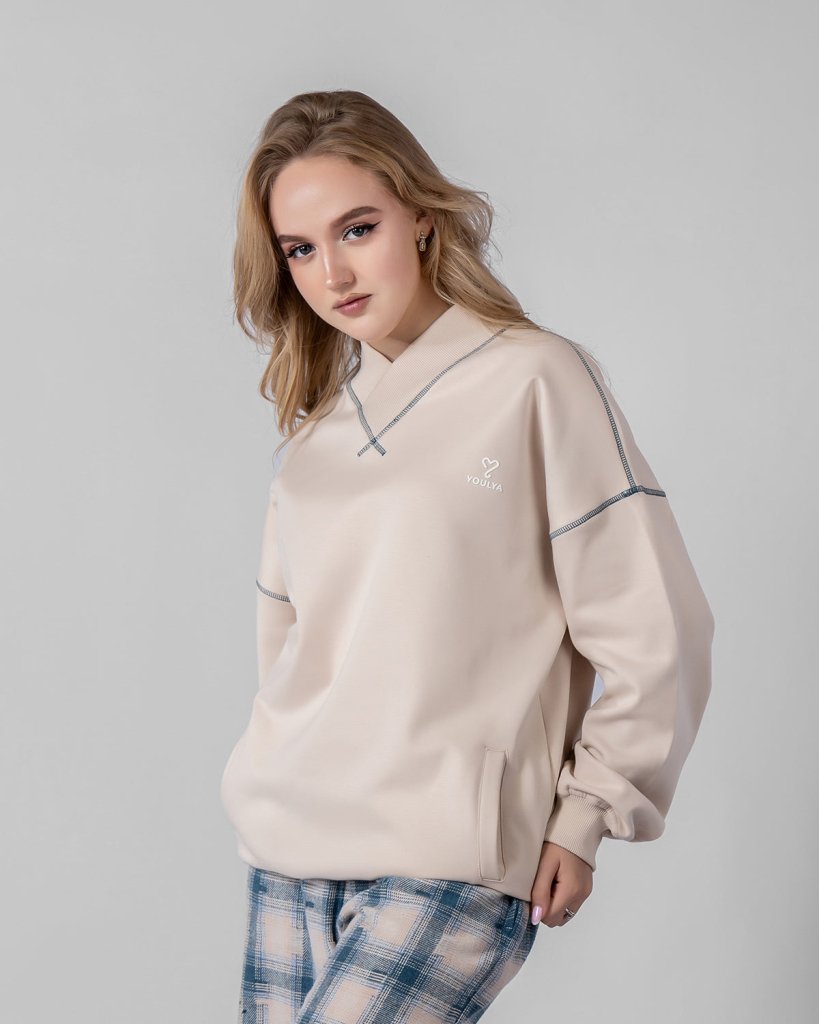 Blush Cross pajama set 6702 - Youlya - pajama set