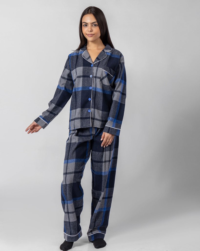 Classic Navy Comfort Set 6718 - Youlya - pajama set