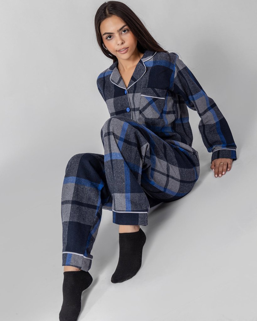 Classic Navy Comfort Set 6718 - Youlya - pajama set