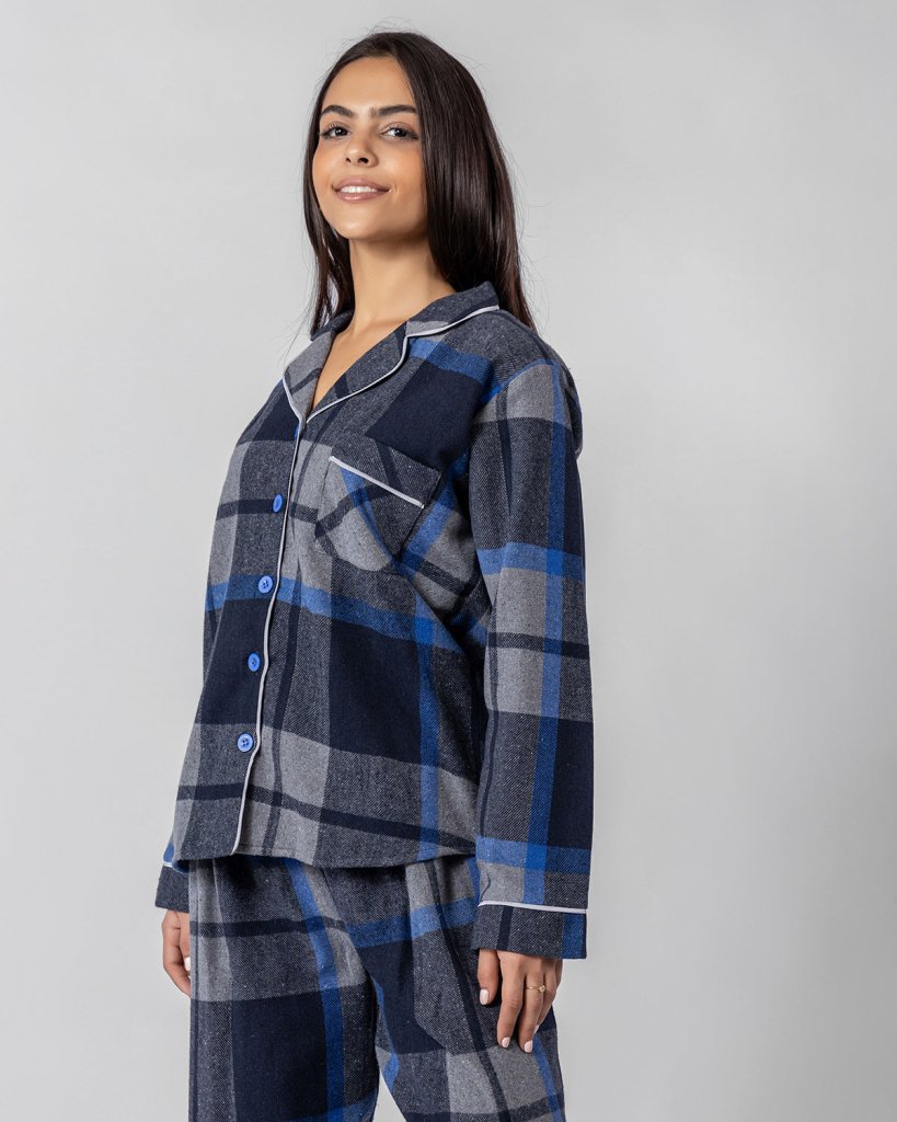 Classic Navy Comfort Set 6718 - Youlya - pajama set