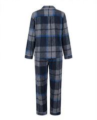 Classic Navy Pajama Set 6718 - Youlya - winter pajama set