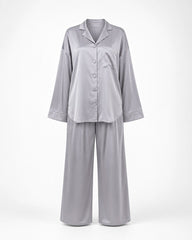 Elara Satin Oversized Pajama Set 6831 - Youlya - pajama set