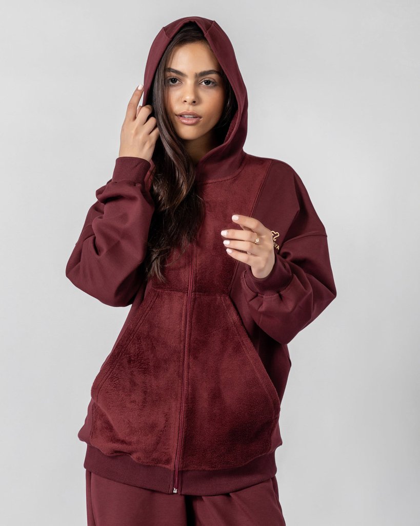 Garnet Glow Pajama Set 6706 - Youlya - pajama set