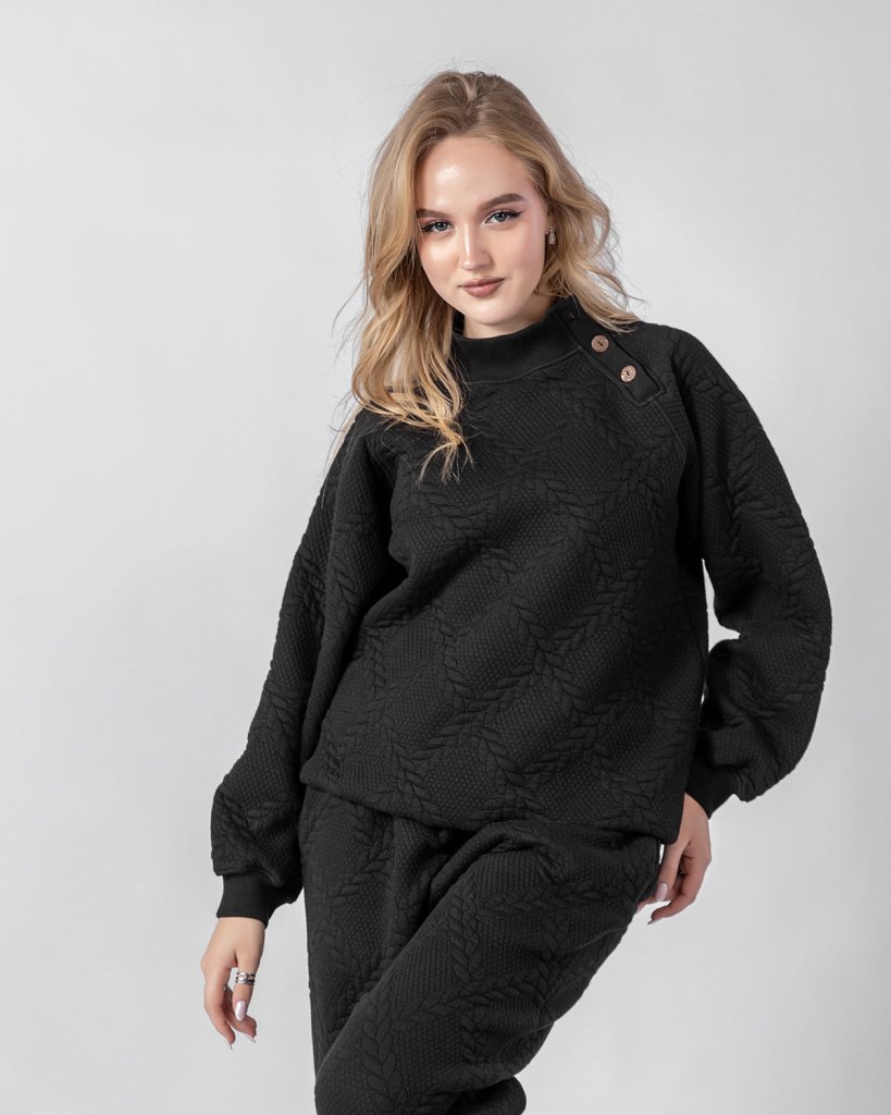 Obsidian Weave Pajama Set 6712A - Youlya - pajama set