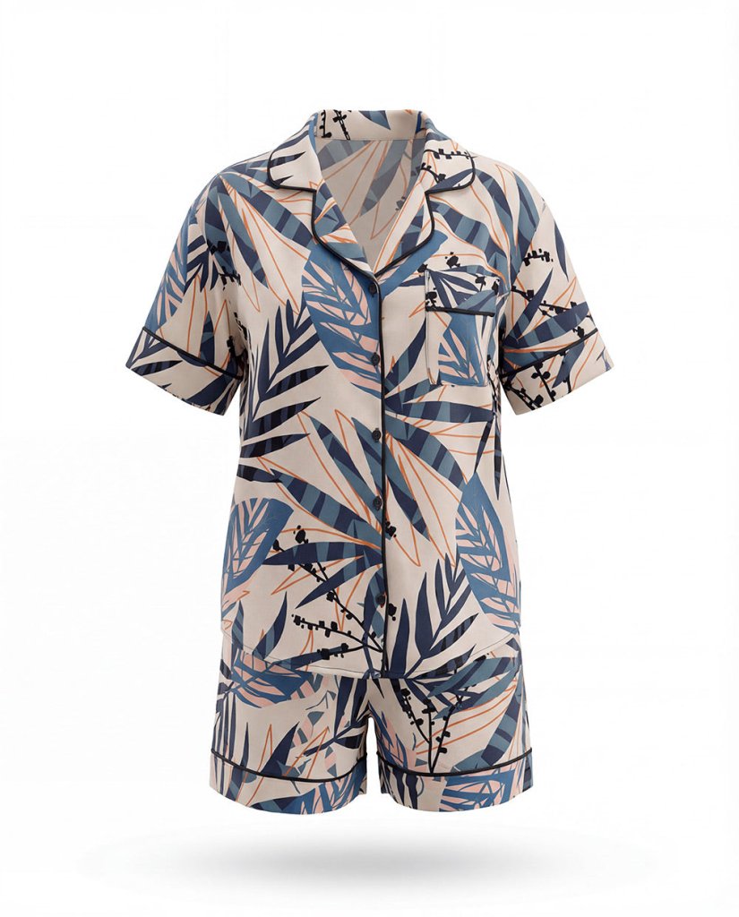 Pajama Set Shorts 6622 - Youlya - pajama set