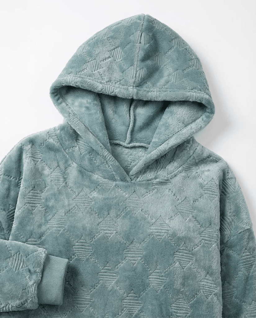 Polar Dream Blanket Hoodie 6720 - Youlya - winter pajama set