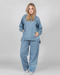 Slant Hoodie Pajama Set 6705 - Youlya - pajama set