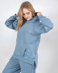 Slant Hoodie Pajama Set 6705 - Youlya - pajama set