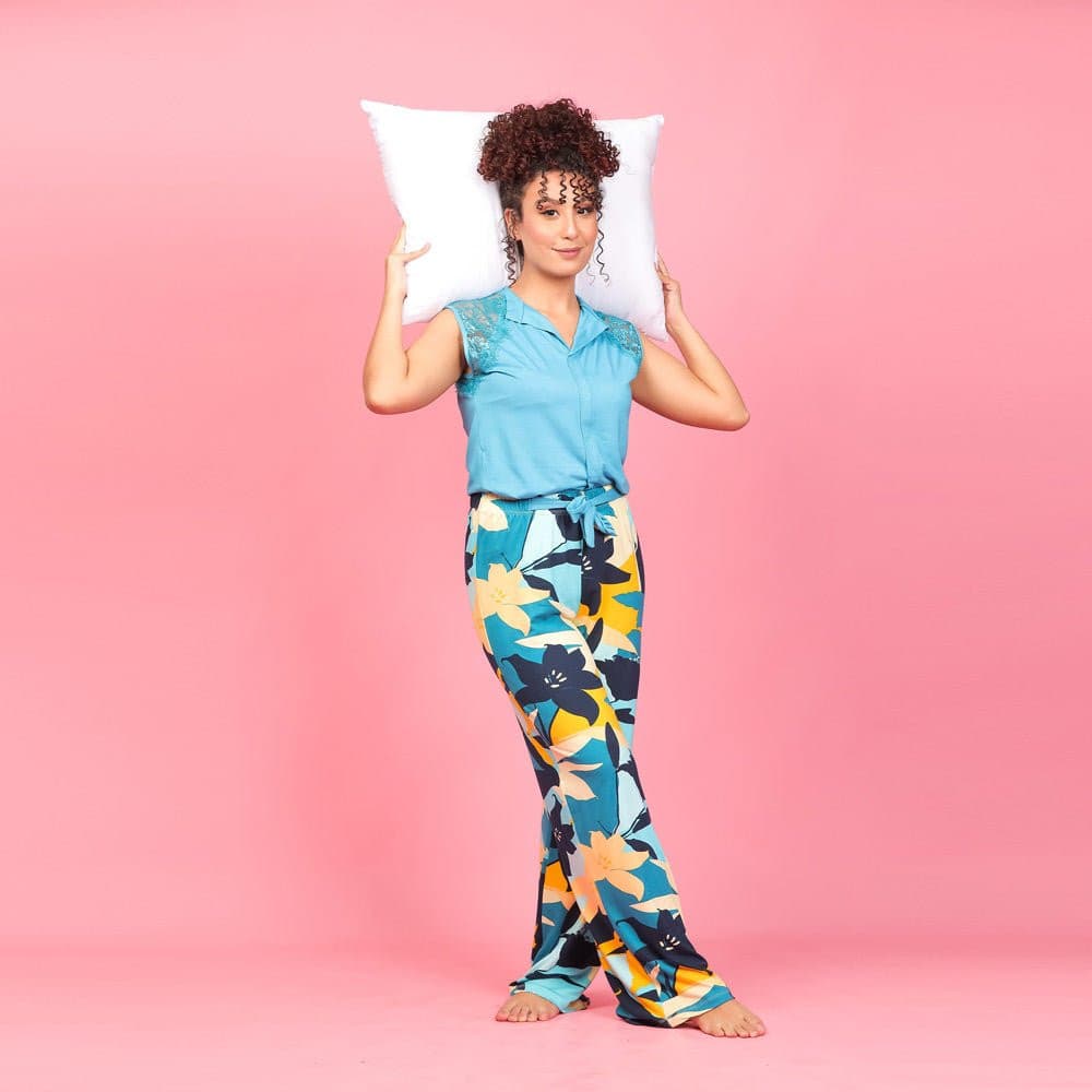 6443 pajama pants stylish sleeping - Youlya
