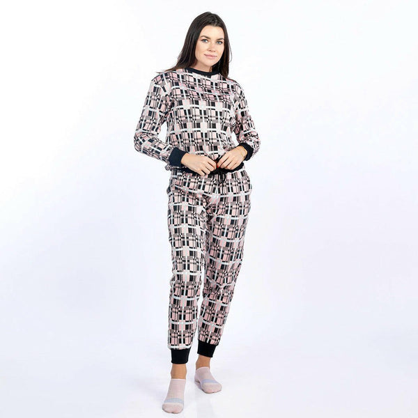 6484 Pajama Pants Karo Material Jakard - Youlya