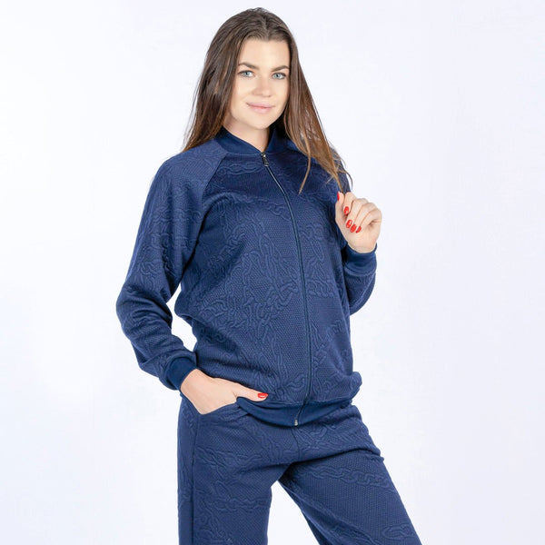 6499B WInter Pajama Pants Jackard Training Suite Style - Youlya