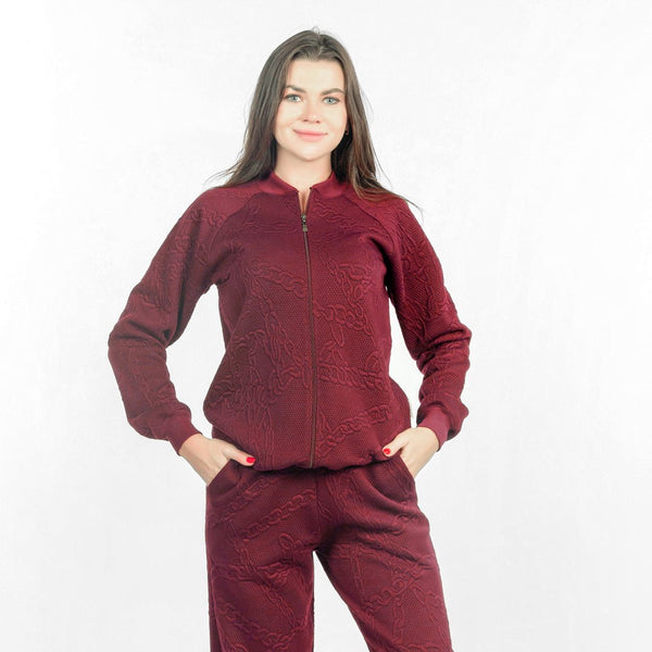 6499W WInter Pajama Jackard Training Suite Style - Youlya