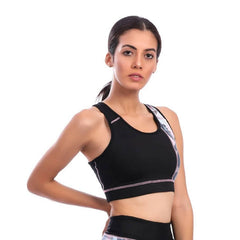 Broca-black Sports Bra and Leggings set - Youlya