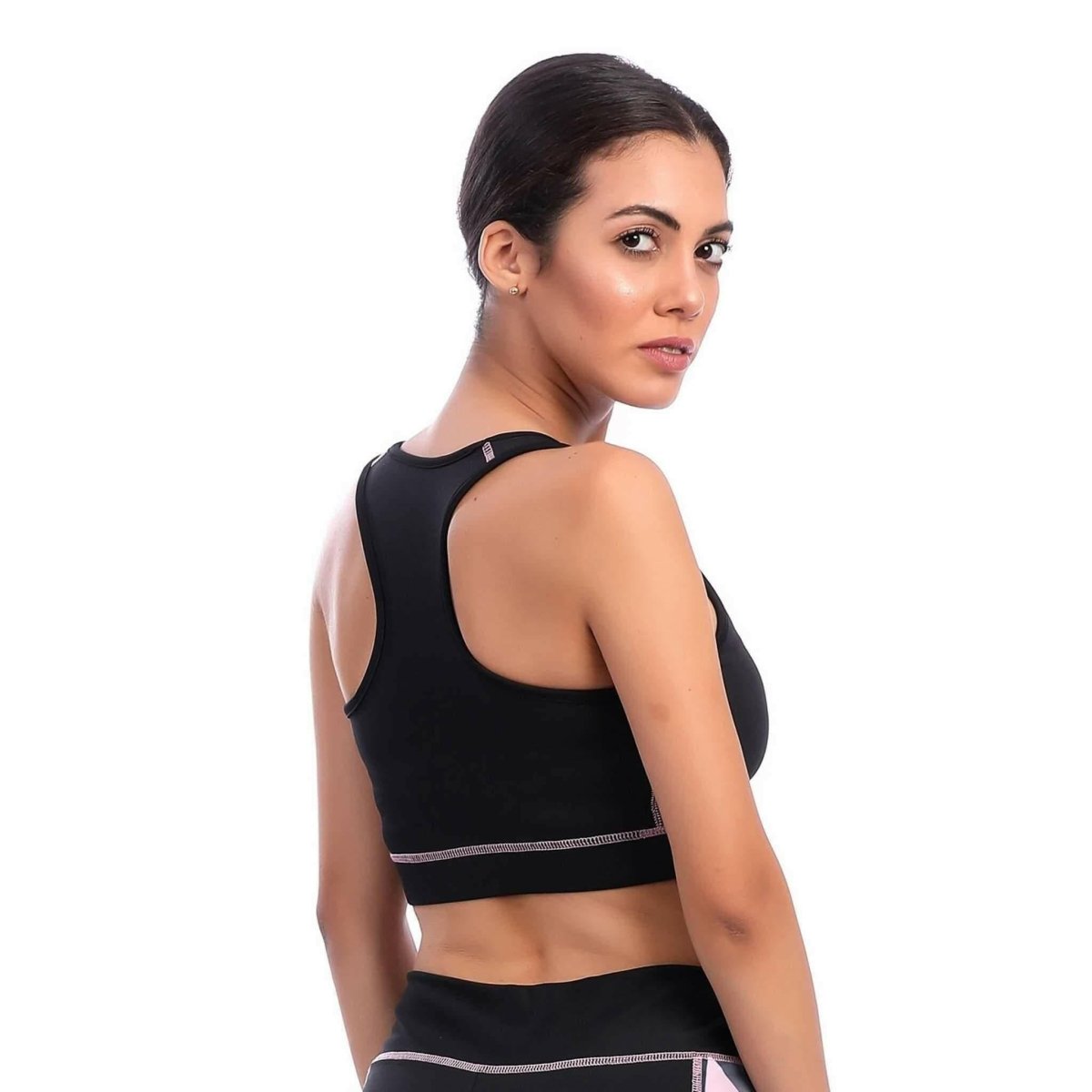 Broca-black Sports Bra and Leggings set - Youlya