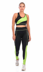 Greena-printed Sports Bra and Leggings set - Youlya