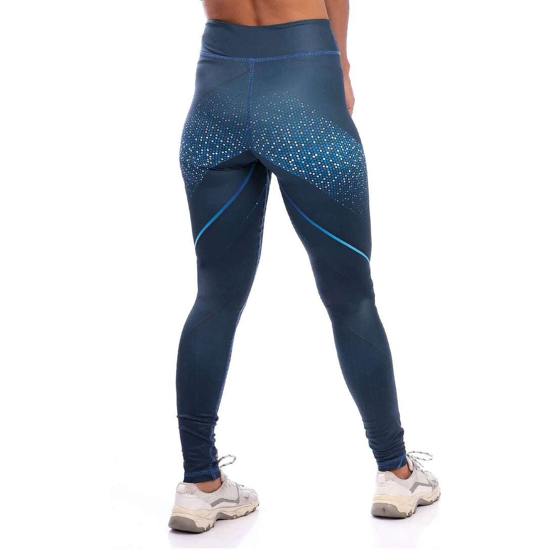 Legging-Olempa-printed Youlya sports legging.