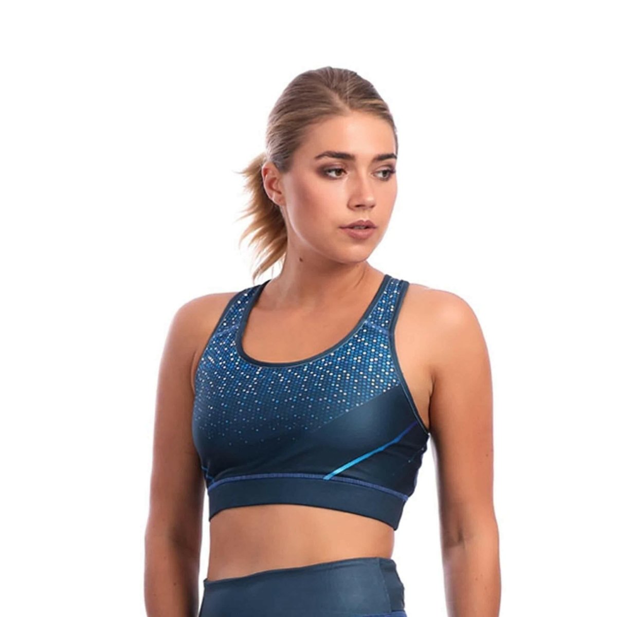 Olempa-printed Sports Bra and Leggings set - Youlya