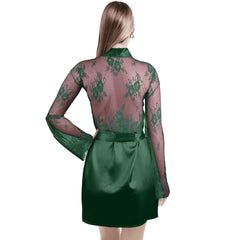 Robe 7808-Dark green - Youlya